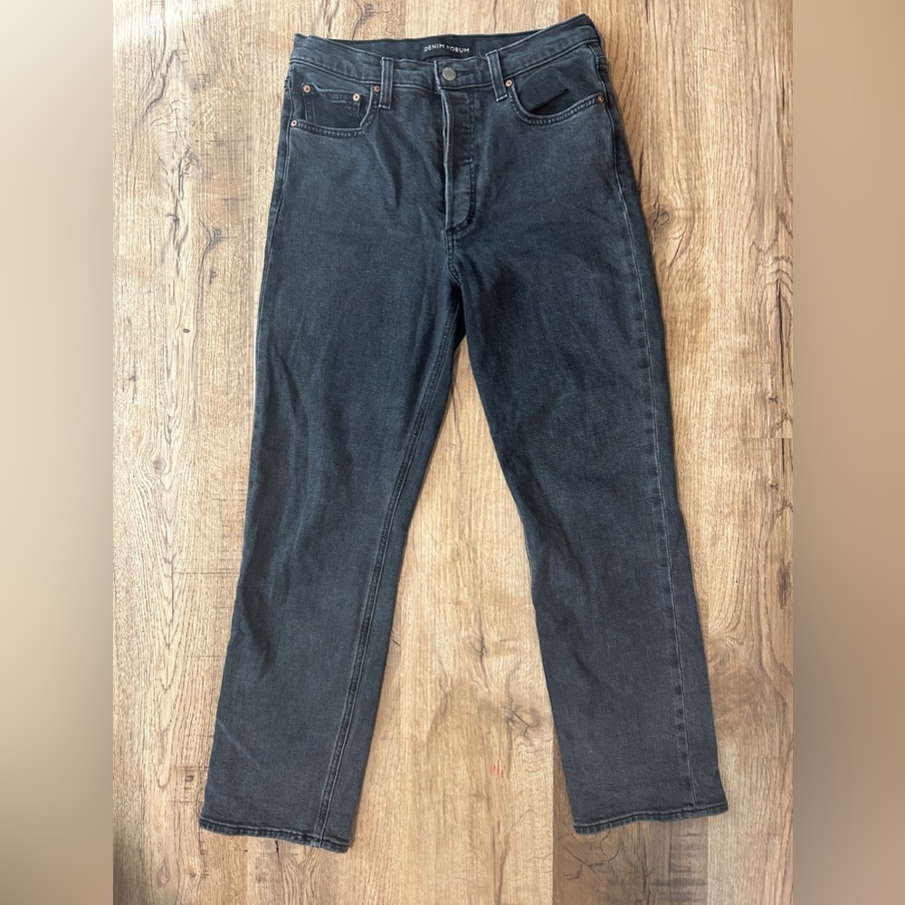 Denim forum arlo high rise straight size 27